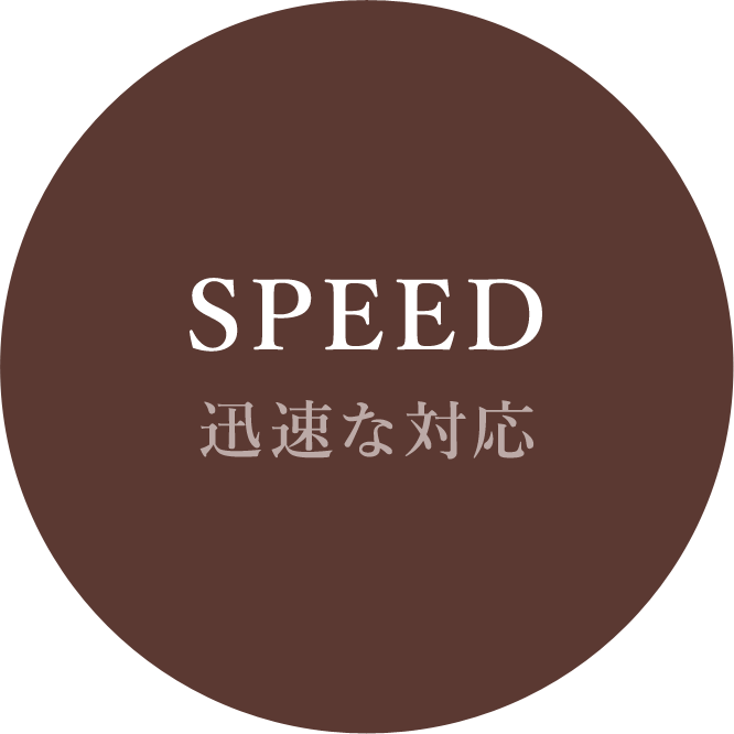 迅速な対応